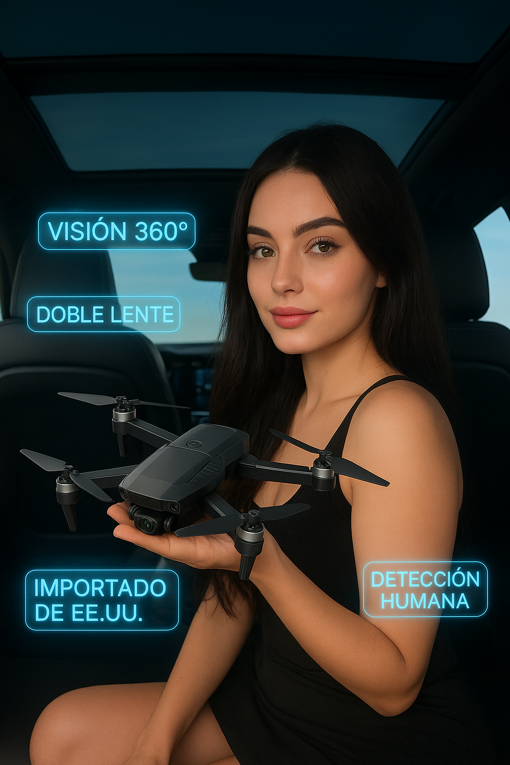 Dron Dual Ultra 4K: Dos cámaras, el doble de emoción 🎥🚁”