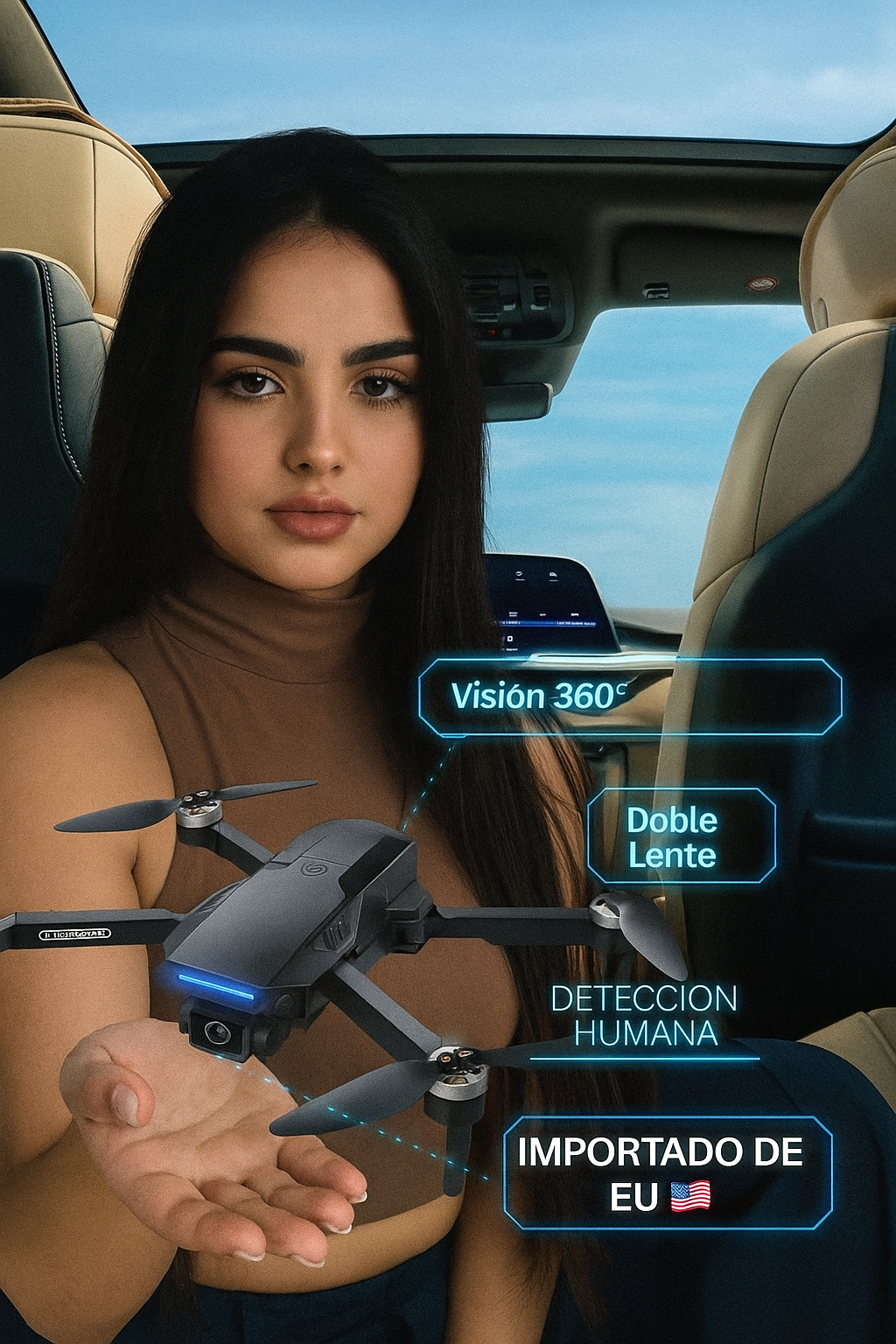 Dron Dual Ultra 4K: Dos cámaras, el doble de emoción 🎥🚁”