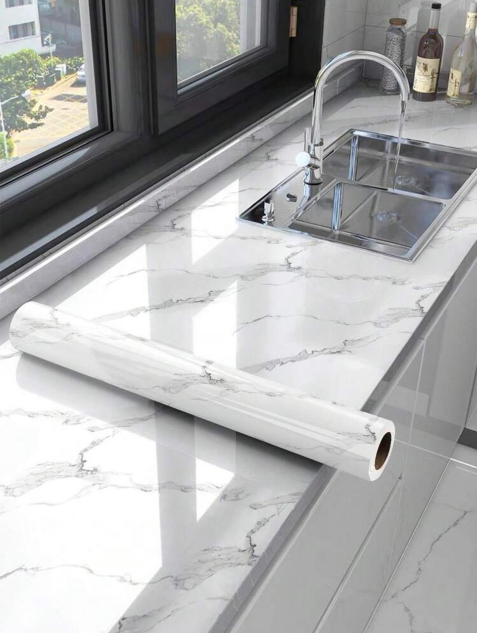 Autoadhesivo Decorativo Efecto Mármol – Remodela en Minutos